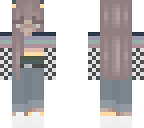 rianbow checkered aesthetic egirl