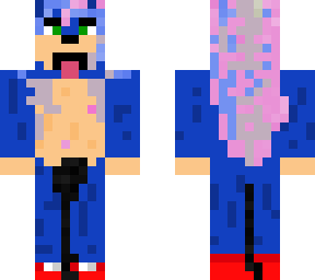 what? sonic in wig!!