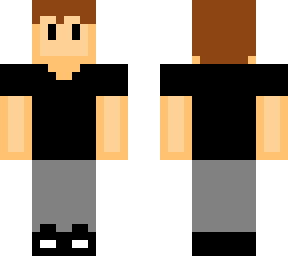 black t-shirt man