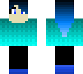 blue girl