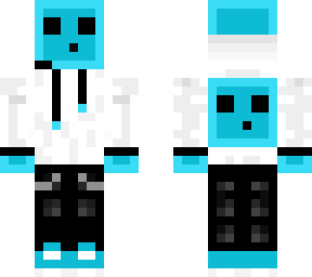 blue slime yt skin