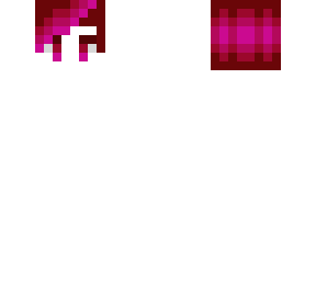 male hair base - red fade pink - bubblegum