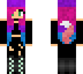 neon haired badgirl alpha