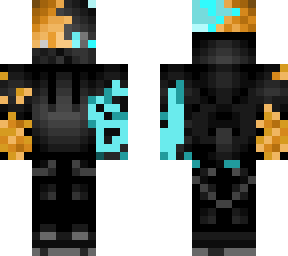 ninja blue and oranje