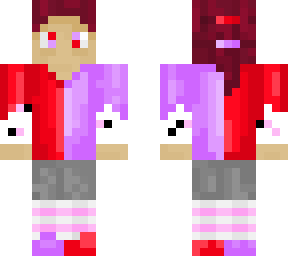 purple and red pan