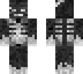 white burning wither skeleton