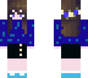 another blue girl