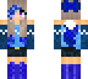 blue girl wolf alapha