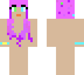 la mujer morada