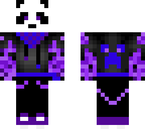 skin panda purple creeper