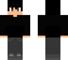 black and dark grey