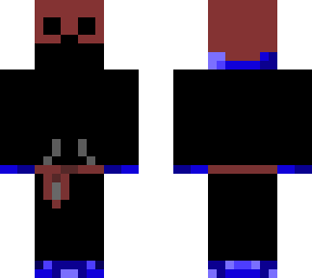 blue lava creeper robber with gun