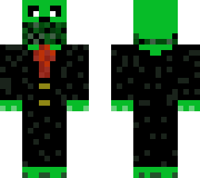 green tuxedo man