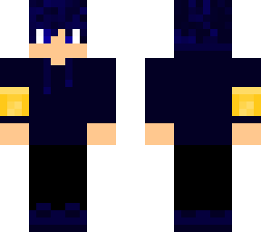 navy blue and black wolf