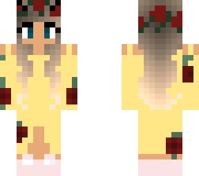 yellow dress nature girl edit cupcake