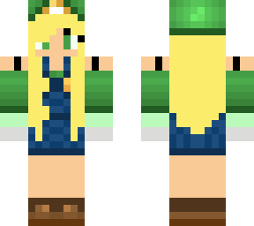 blonde girl luigi