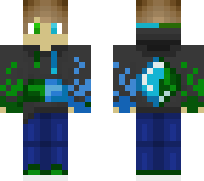 blue and green