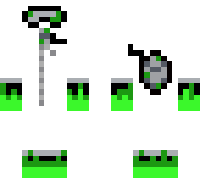 gas masked worker with slime
