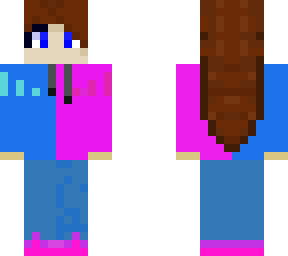 girl hoodie skin