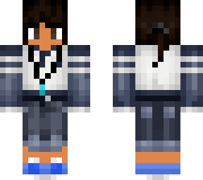 plain blue, gray and white