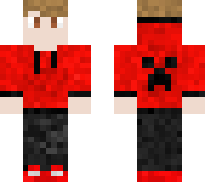 Red hooded boy | Minecraft Skin