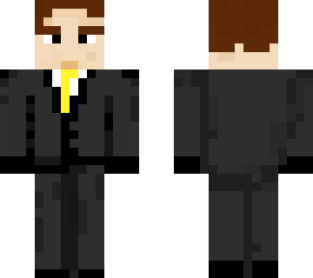 yellow tux man | Minecraft Skin