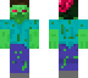 zombie steve (but with brains)