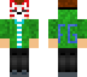 freegamer with kitsune mask (not slim)