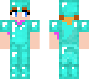 girl in diamond armor