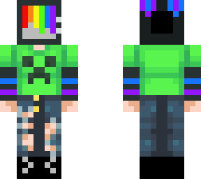 rmc tv head with creeper shirt