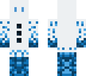 the blue fire snowman of everest