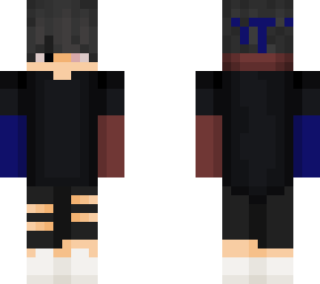 blue and red