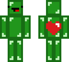 emerald skeppy with heart
