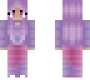 girl - pink & purple - sweater - boots