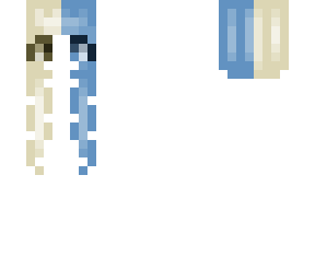 half blue hair base