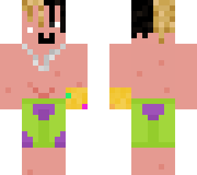 patrick + x + thanos with real hair