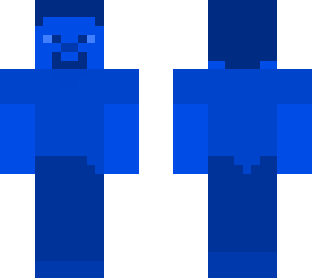 plastic blue steve