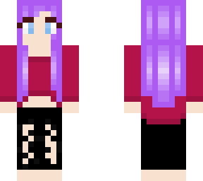 purple hair