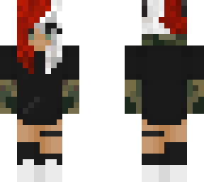 (not my original skin just redid hair red and white)