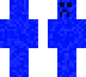 backwards blue creeper