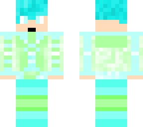 blue and green guy
