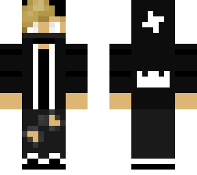 man in black