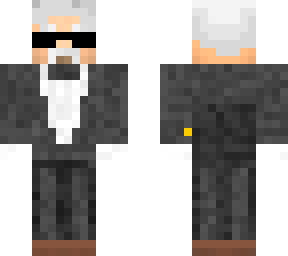old man butler hair+glasses