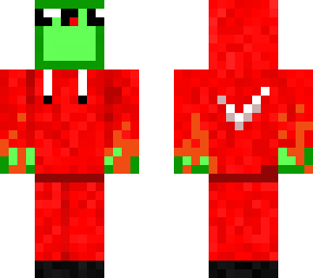 slime with fire hands
