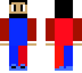 blu and red