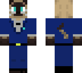 siamese with a suit