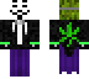 weed joker wearing guy fawkes mask