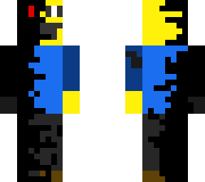 corrupted jay yellow man