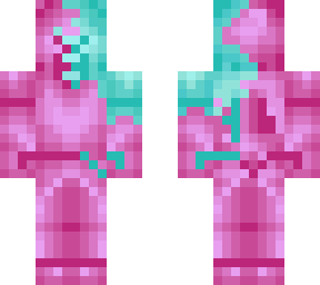 cyan pink steve
