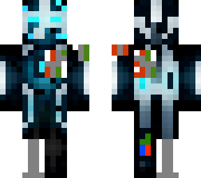 destroid cyan iron robot